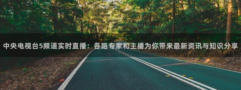 袋鼠体育直播足球：中央电视台5频道实时直播：各路专家和主播为你带来最新资讯与知识分享